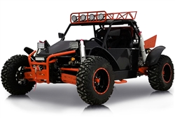 Fully assembled 2018 BMS Sniper EFI 1500cc 2-Seater Dune Buggy; 108 HP, Water Cooled; 5 Speed with Reverse; 85 mph; Shaft Driven; Winch/Tow Hitch/Stereo/29" Mammoth Tires/Full LED Lighting, Free shipping, free helmet. Free 1 year powertrain warranty.