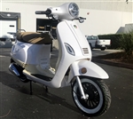 AMIGO AVENZA 50cc Scooter with Windshield, LED Light, USB Port, White Wall Tires EPA/DOT/CARB (99.9% assembled)