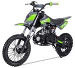 TAOTAO 110cc Pit Bike Semi Automatic 3 Speed, Kick Start, 30 mph, 14"/12" Tires, Dual Disc Brakes (DB14)