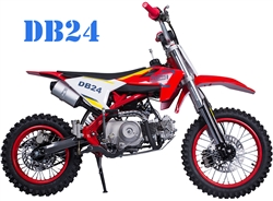 TAOTAO Premium 110cc Pit Bike Semi Automatic 3 Speed, Kick Start, 30 mph, 14"/12" Tires, Dual Disc Brakes (DB24). Free shipping to your door. Free helmet. 6 month warranty. EPA, DOT, CARB Approved for all 50 States.
