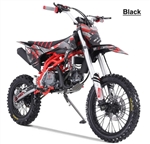 New DBX1 Premium Dirt Bike, 140cc 4-Stroke Air Cooled, Manual 4 Speed, 52 MPH, Dual Disc Brakes, Gold Drive Chain, Aluminum Folding & Adjustable Clutch & Brake Levers, Inverted Forks, Adjustable Shock