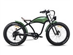 EBA218 500W Electric Bike, 48V 12Ah Lithium-ion Battery,  Aluminum Frame, 26" Alloy Spoke Wheels, Kenda Tires, Dual Disc Brakes, 7 Speed, 5-level Pedal Assist, LED Lights, LCD Display, Springer forks, Smart Charger, 35 miles per charge, Top speed 32 mph!