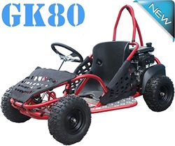 Near fully assembled TAO TAO GK80 80cc Single Seater Youth Go kart Fully Automatic, 6" Tires. High Quality LIFAN Engine. FREE SHIPPING, FREE HELMET