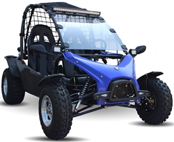 NEW DESIGN Oil Cooled 200cc Jumbo Sized Racing Style Go Kart Automatic with Reverse, Chrome 10" big wheels, 4 wheel fenders, mirrors, safety net, windshield, LED light bar.. For 13+. Top speed 45 MPH, KD-200GKJ-2A, free shipping to your door, free helmet.