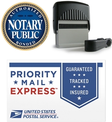 Pay for notary or other additional services online.