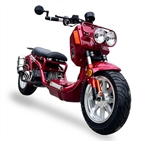 ICE BEAR "GEN IV MADDOG" 150cc Scooter Street Bike with HID Headlights, LED Turn Signals & Tailight, Digital Dash, Upgraded Suspension/Muffler/Wheel Fenders/Tires/Seat/Mirrors (PMZ150-21) EPA/DOT/CARB Approved!