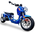 ICE BEAR "GEN IV MADDOG" 150cc Scooter Street Bike with HID Headlights, LED Turn Signals & Tailight, Digital Dash, Upgraded Suspension/Muffler/Wheel Fenders/Tires/Seat/Mirrors (PMZ150-21) EPA/DOT/CARB Approved!
