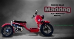 CARB Approved ICE BEAR "GEN V MADDOG" 150cc Scooter Street Bike with 14" Big Tire, LED Lights, Digital Dash, Upgraded Suspension/Muffler/Wheel Fenders/Tires/Seat/Mirrors (PMZ150-22)