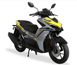 2026 ICE BEAR "F3" 150cc Scooter with 14" Big Tires, LED Lights, Digital Display, Dual Disc Brakes, Dual Shocks, Smart Lock (PMZ150-3), CARB Approved!