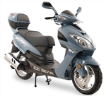 2026 EPA/DOT/CARB approved ICE BEAR "Hawkeye" 150cc Gas Scooter Fully Automatic with ABS Disc Brake, Dual Shocks, 13" DOT Tires (PMZ150-3C)