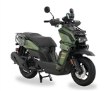 2026 ICE BEAR 200cc EFI Scooter "T26" with Rugged body, Front & Side Bumpers, Sport Muffler, Knobby Tires, Handguards, Dual Disc Brakes, Dual Shocks, LED Lights, Fog Lights, Digital Speedometer, USB Port, Top Speed 65 MPH (PMZ200-2)