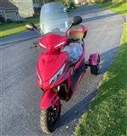 Ice Bear 50cc MOJO Z Model Trike Light Weight Motor Trike 3 Wheeler Scooter PST50-1Z, Extra Large Windshield & Rear Trunk, LED Lights (Motorcycle license is not required)