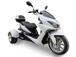 Ice Bear "Trifecta" 50cc KING SIZED Motor Trike Scooter PST50-2 with Windshield, 13" Big & Wide Tires