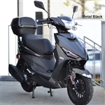 Amigo 50cc Scooter with LED Light, KENDA Sport Tires, Dual Suspension, Remote Start, Anti-theft Alarm, USB Port, Rear Trunk, 99.9% Assembled (SS-50)